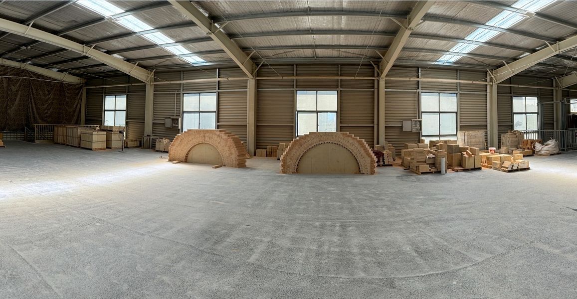 Henan Hongtai Kiln Refractory Co.,Ltd. linea di produzione del fabbricante