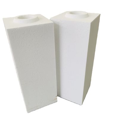 Forno ad alta temperatura blocchi AZS zirconia corindone mattoni refrattari in dimensioni personalizzate