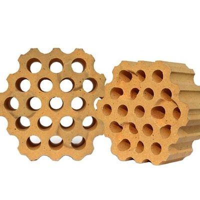 Regeneratore a alto risalto a caldo 19 fori Fireclay Checker mattoni con 0,34% di contenuto di CaO