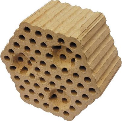 Al2O3 Alumina Clay Checker Brick per la personalizzazione di stufe a blast a 17 e 29 fori