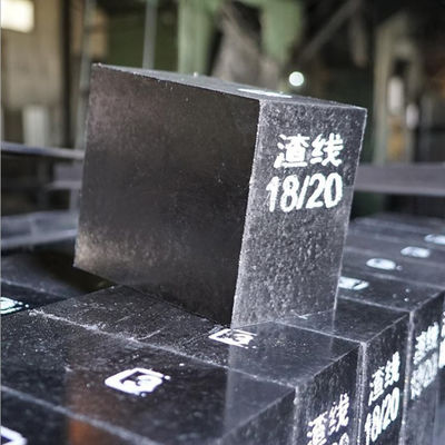 Contenuto di SiO2 in % di mattoni MgO-carbonio standard internazionali per mattoni di magnesia a carbonio EAF