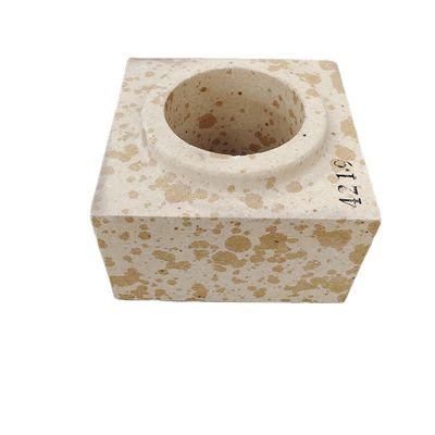 Contenuto di SiC % Semi Silica Corindone Carburo di Silicio Refractario per Forno di Vetro