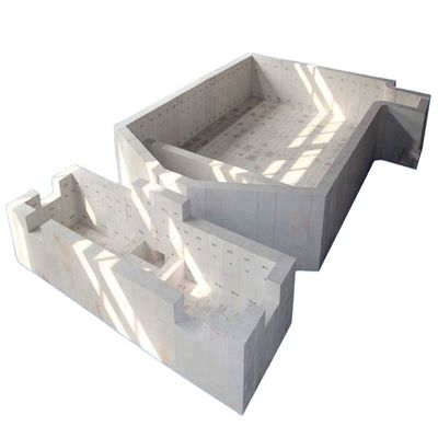 Forno di vetro Serie di mattoni refrattari AZS per la struttura interna del serbatoio industriale
