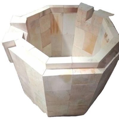 Materiale grezzo di zircone utilizzato Fuso cast AZS blocco di allumina Zircone Silica mattoni per refrattario