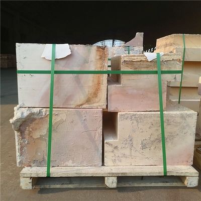 Piccolo contenuto di MgO Zirconia Corindone Refractory Brick Customizable AZS