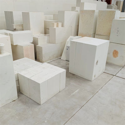 00,002% di CrO Contenuto Fuso Fuso AZS Zirconia Corundum Refractory Block per forno di vetro