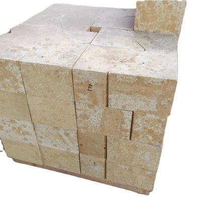 Bianco giallo facile da usare mattoni refrattari di allumina-zirconio-silica mattoni da fuoco con contenuto di MgO in %