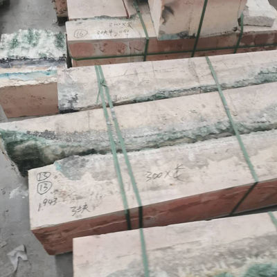 Azs Refractory Brick Dimensioni personalizzate per il forno a soffiatura di vetro e impianto di cemento
