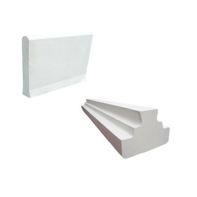Contenuto di MgO % Quarzo mattoni ceramici per la mediazione del canale di flusso della linea di produzione di vetro galleggiante