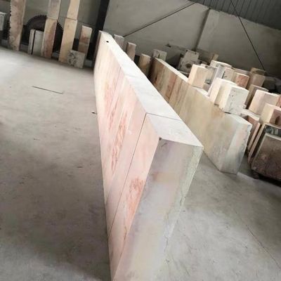 Azs Bricks Scrap Refractory Brick For Glass Bottles Fornace Con 1,2-1,4% di contenuto di SiC