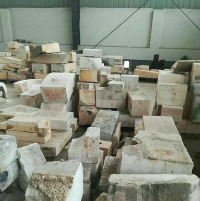 3.7 g/cm3 Densità di massa Blocco di zirconio fuso fuso per refrattari nel forno di rottami AZS