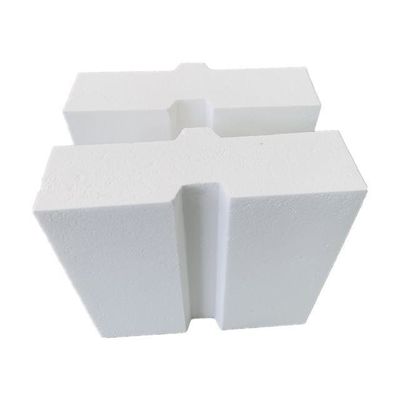 Blocco per forno di vetro di zirconio alluminio refrattaria di mattoni di azz con contenuto di SiO2 % 13%