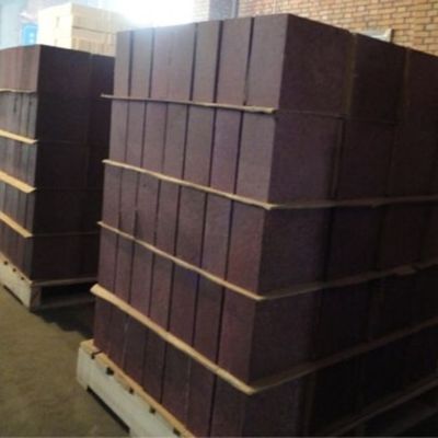 18% porosità apparente mattoni refrattari a magnesia cromo semi-ricombinati per il mercato
