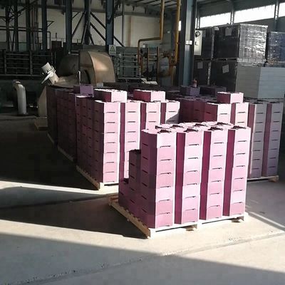 MgO Materiale refrattario cromo corindono Substrato di convertitore catalitico ceramico con contenuto di Al2O3 pari all'80%