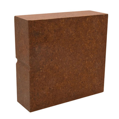Contenuto di SiC personalizzato Magnesio Ferro Refractory Bricks per la resistenza allo shock termico