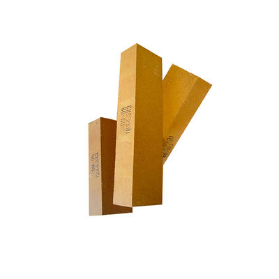 ISO9001 2008 mattoni refrattari ad alta alumina certificati per forno di vetro 50% 60% 70% 80%