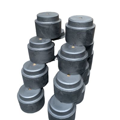 Materiale refrattarie Fusoliera a blocco di pozzo Tundish con inserto di zirconia Certificato ISO9001