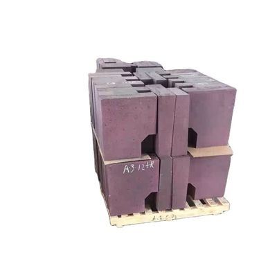 Resistenza al freddamento 120 MPa Magnesia cromo corindone mattoni refrattari per forno AOD