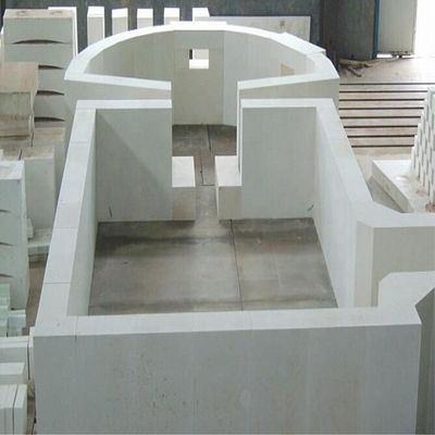 Mattoncini di zircone fuso corindone resistenti alle alte temperature per forno di fusione del vetro