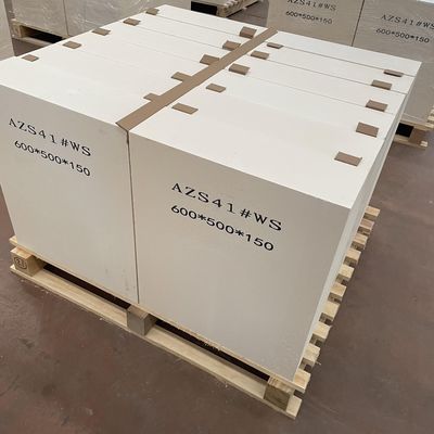 Refractorietà di classe super AZS mattoni essenziali per la costruzione di forni di vetro