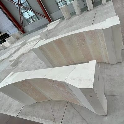 Alta refrattabilità Gable sinistro e destro AZS Fuso Zirconia Fuso Alumina Silica