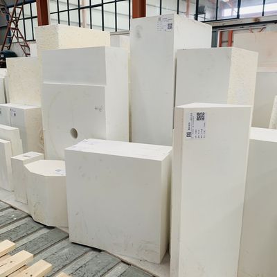 Contenuto di ZrO2 del 33% 36% 41% AZS mattoni refrattari per forni di vetro fabbricati nel Henan