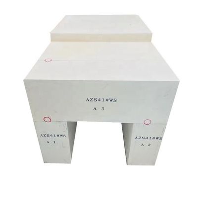 Henan Firebrick Supplying CS3 CS4 CS5 AZS Bricks refrattari per forni di fusione del vetro