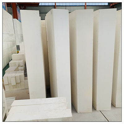 Bianco ZrO2 32-41% Fuso refrattaria Fuso AZS Blocco Gorgonzola per forno di fusione di vetro