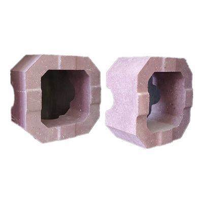 60-80% Al2O3 Contenuto di alte temperature Cromo Corindone Fuoco refrattarie checkers mattoni per forno di vetro