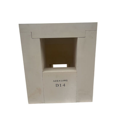 Densità di massa ≥ 3,95 g/cm mattoni refrattari di zircone fuso mullite per rivestimento di forno di vetro