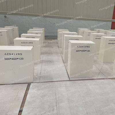 Refrattore 1770°-2000° AZS41 mattoni di zirconia fusa corindone per forno di vetro