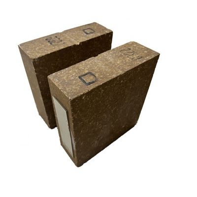 Block Magnesia Alumina Spinel Refractory Brick per zone di transizione superiori e inferiori 13-16% Porosità apparente Durable